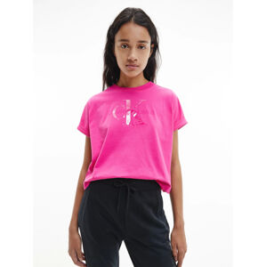 Calvin Klein dámské růžové tričko - M (TPZ)